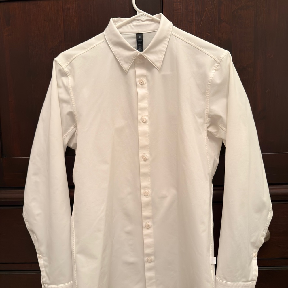 Lululemon New Venture White Mens Shirt